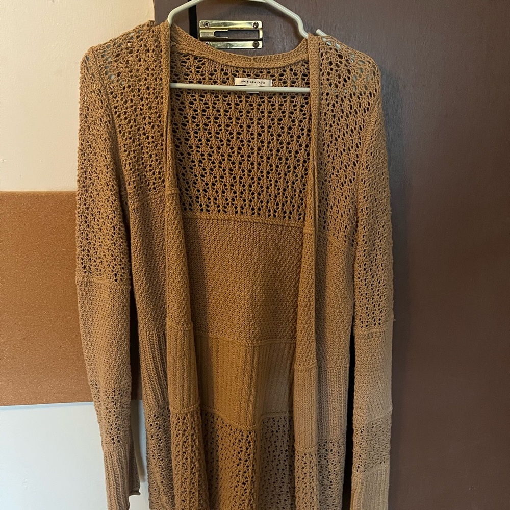 Women's Tan Cardigan